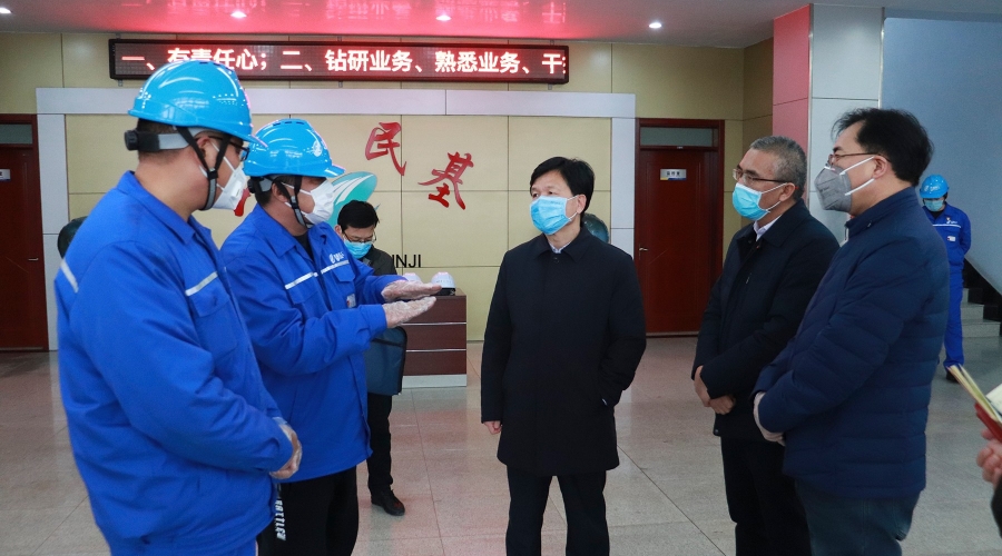 張店區(qū)委副書記、區(qū)長(zhǎng)王學(xué)剛來(lái)公司檢查督導(dǎo)疫情防控工作